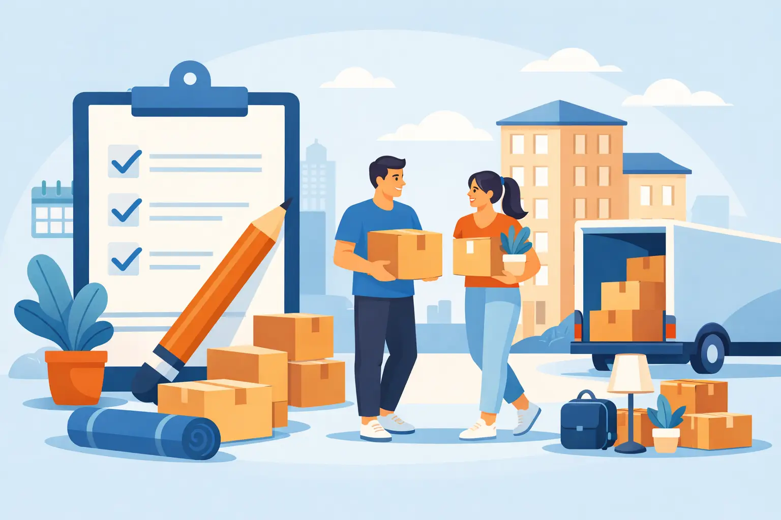 Read more about the article Apartment Moving Checklist Guide for a Smooth Move