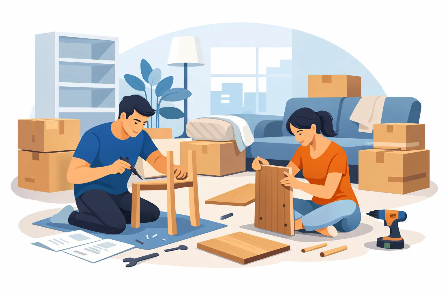 Read more about the article Furniture Assembly After Moving Done Right