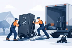 Read more about the article Gun Safe Movers Who Handle the Heavy Work