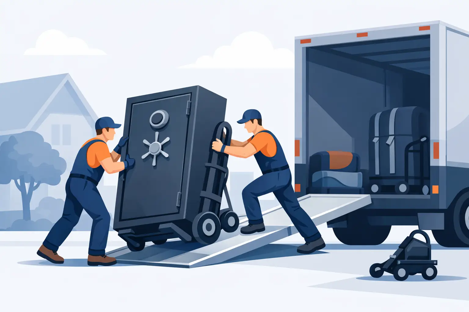 Read more about the article Gun Safe Movers Who Handle the Heavy Work