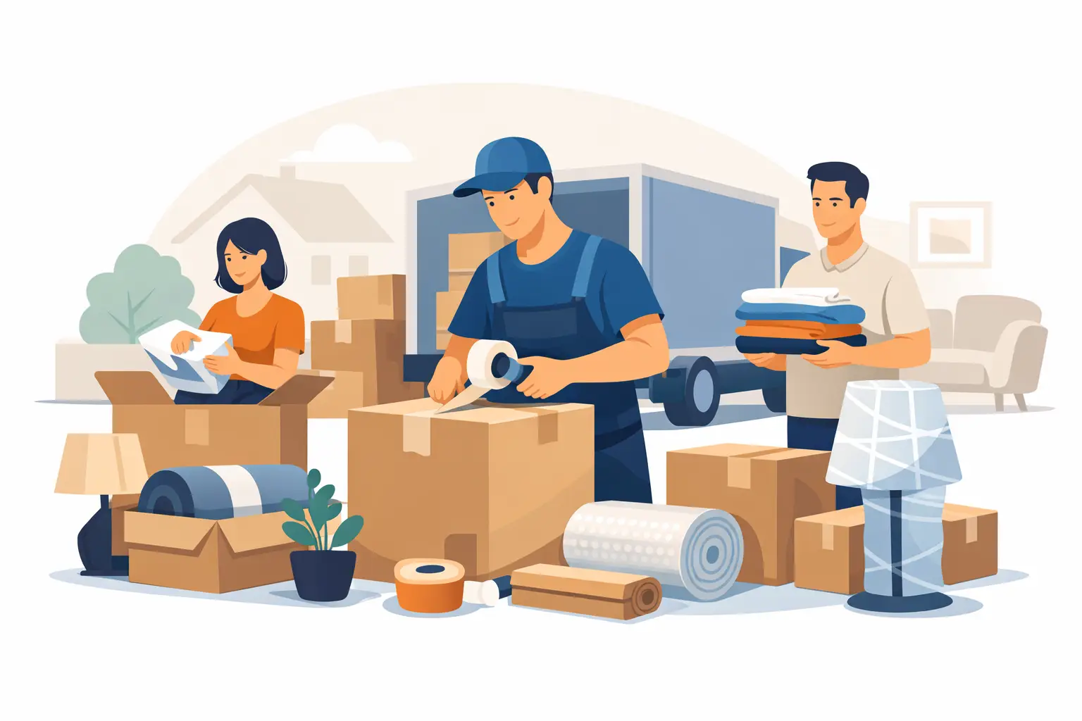 Read more about the article Packing Services for House Moves Explained