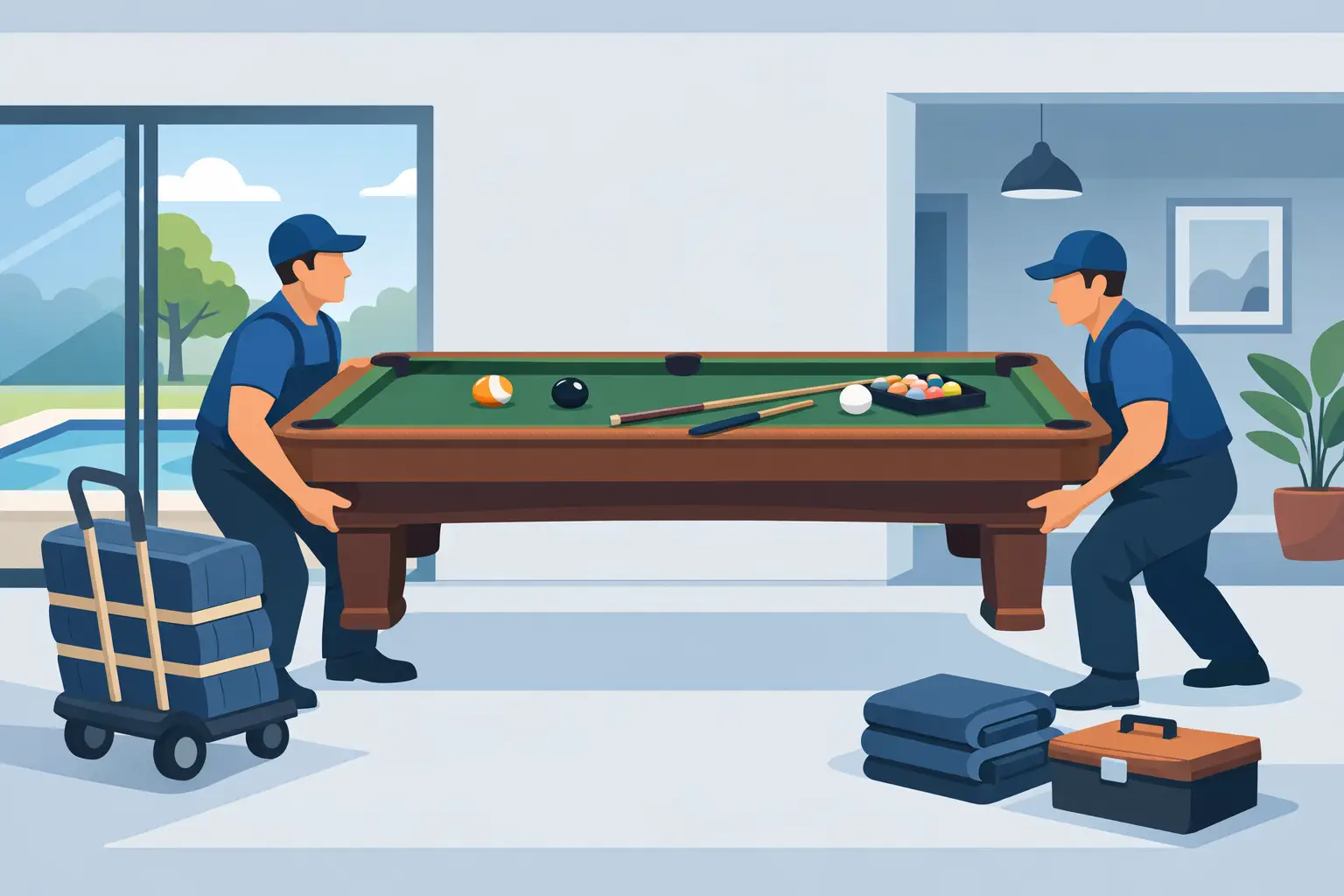 Read more about the article Pool Table Moving Service Done Right