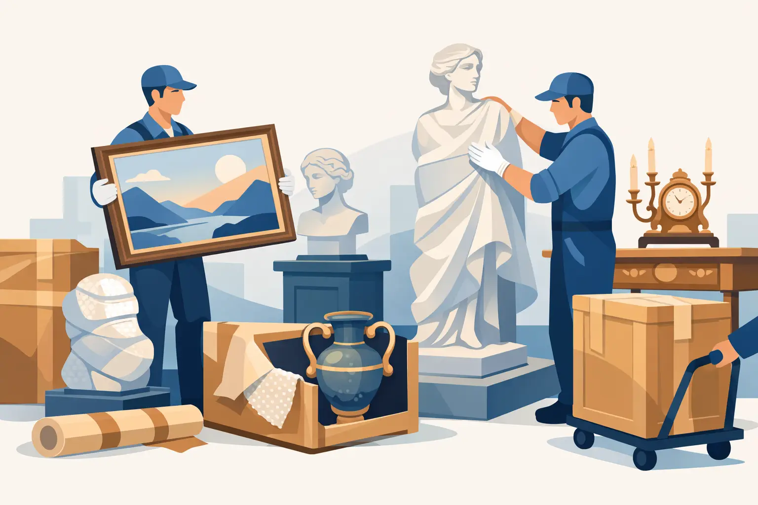 Read more about the article Art Movers for Paintings, Sculptures, and Antiques
