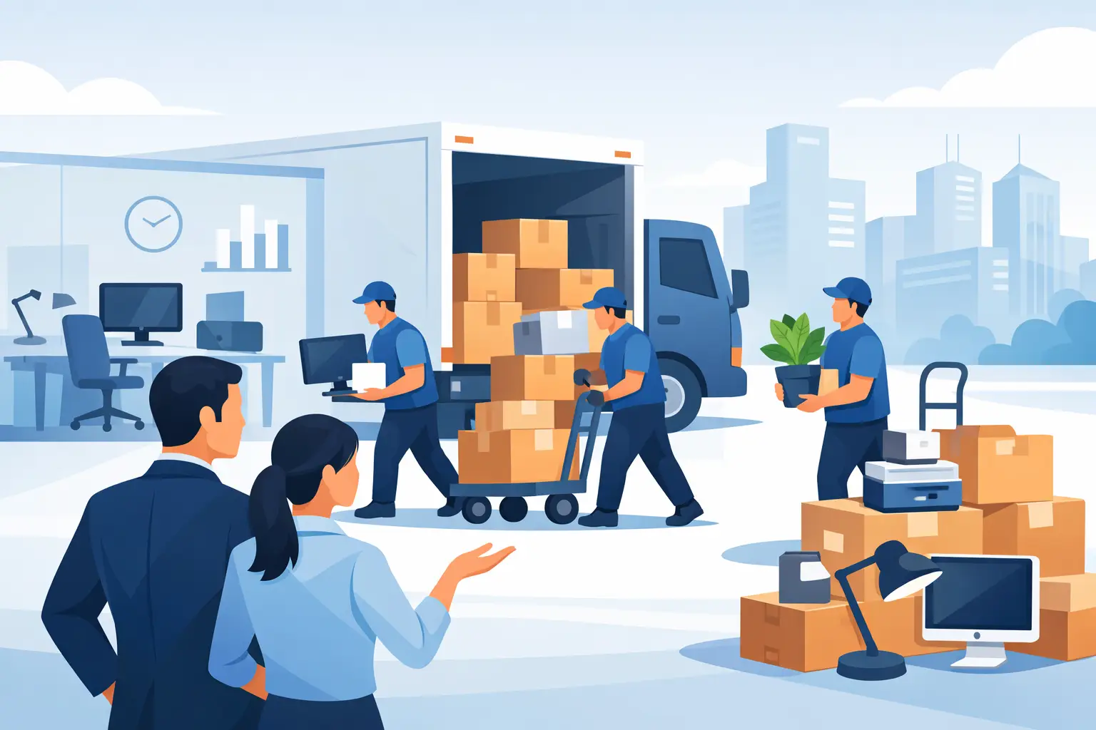 Read more about the article Office Movers for a Lower-Downtime Business Move