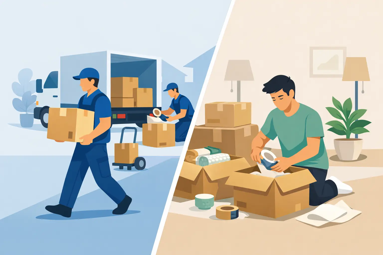 Read more about the article Packing Services vs Self Packing for Your Move