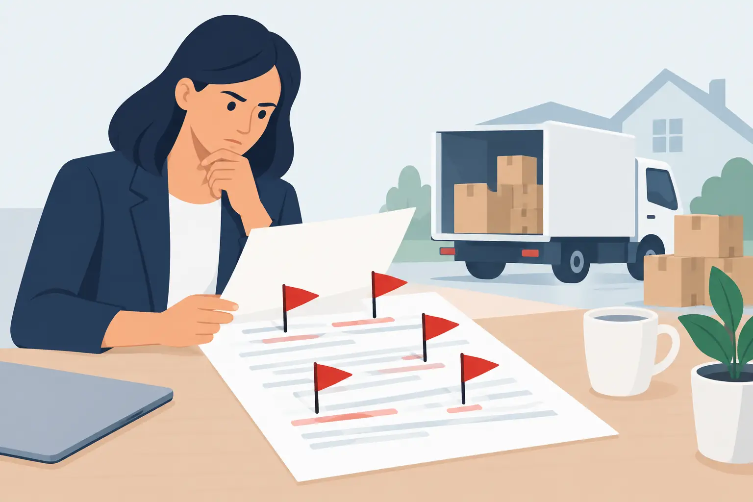 Read more about the article Moving Contract Red Flags You Should Not Ignore