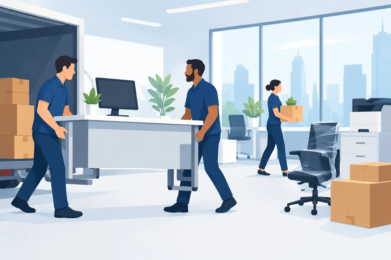 Read more about the article How to Move Office Equipment Without Downtime