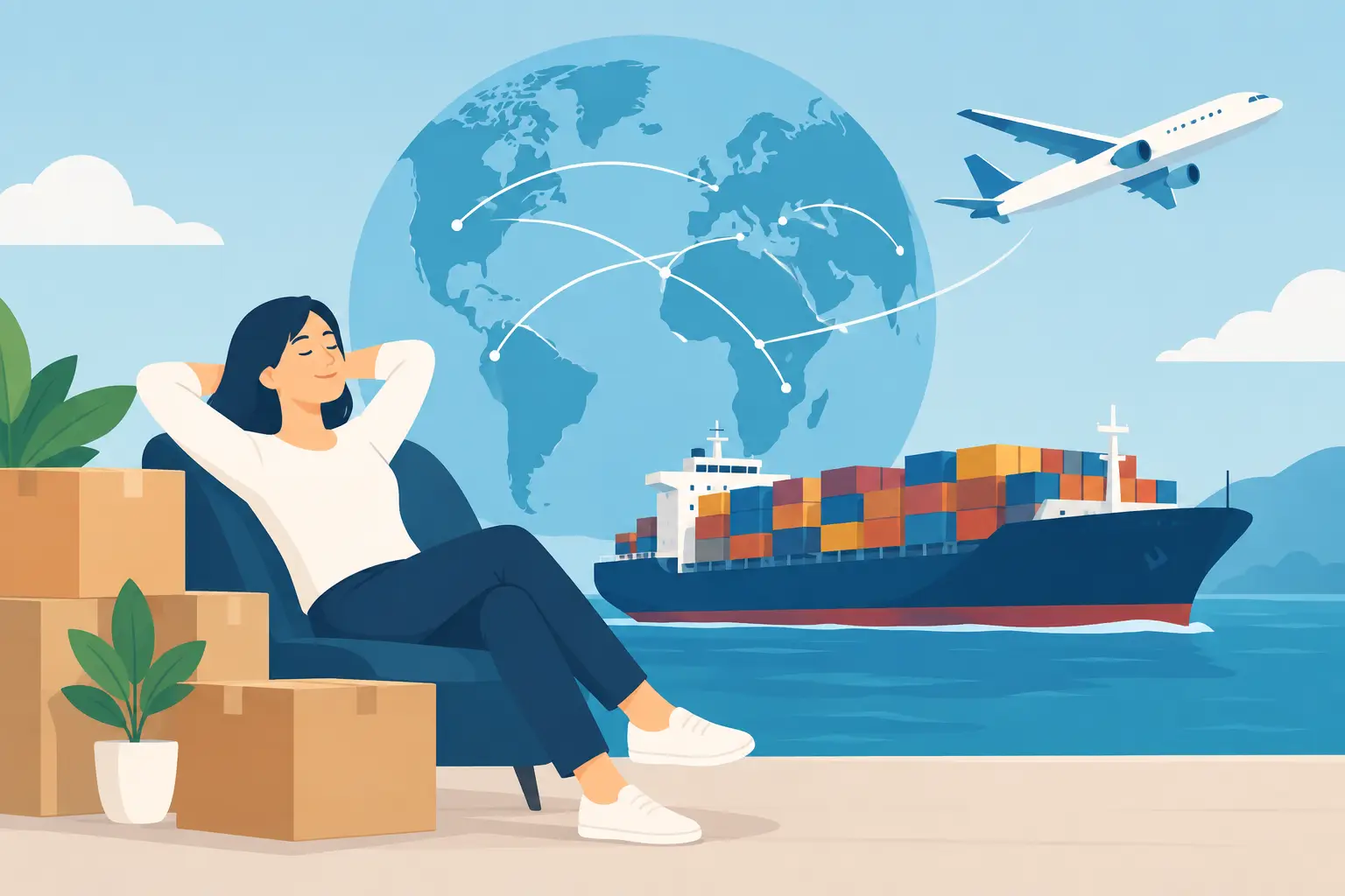 Read more about the article International Shipping With Less Moving Stress